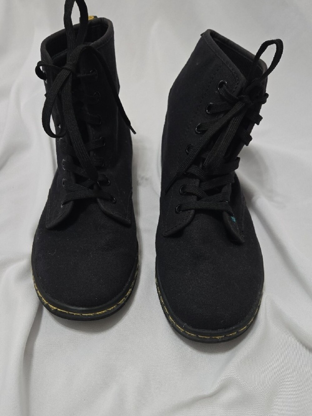 Dr. Martens Shoreditch Canvas Lace-Up Ankle Boots